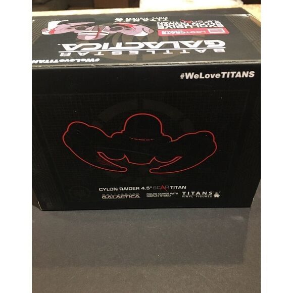 Battlestar Galactica Loot Crate Exclusive Cylon Raider 4.5" Scartitan Vehicle - Picture 4 of 10